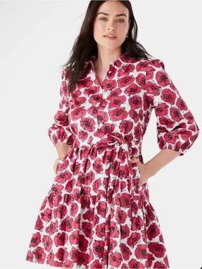Kate Spade Poppy Toss Mini Dress XS